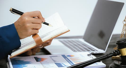 Attorneys provide advice on contracts and legal matters, advising clients through negotiations and court proceedings, legal compliance, and achieving results in business